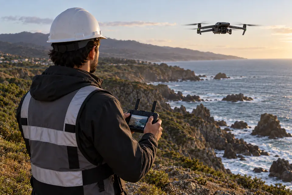 Dron profesional para tomas cinematográficas audiovisuales